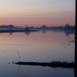 13 maart, zonsopgang boven de Maas