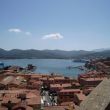 Uitzicht vanaf Forte Stella op onze haven, Portoferraio