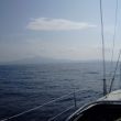 Op 12 mijl zien we de hoge contour van Pantelleria