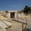 De ingang van de zuidelijke prehistorische tempel van Tarxien