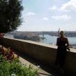 Valetta, uitzicht op Grand Harbour vanaf Barakka Gardens