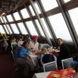 Het restaurant in de toren van de berg Jested