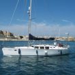 We varen Dulce van de werf op Manoel Island terug naar de haven (foto Peter Kok)