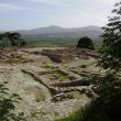 De ruïnes van een van de paleizen van de Minoïsche stad Phaistos