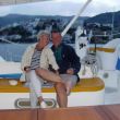 Geert en Ine op de Anégada in de baai van Elounda