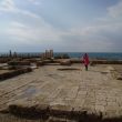 Caesarea. Promontorium paleis. Hier zou Paulus berechting door de Romeinse keizer hebben gevraagd