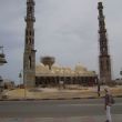 Hurghada. Grote moskee in aanbouw bij de haven