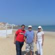 Met onze agent Ahmed 1 op het strand van El Gouna