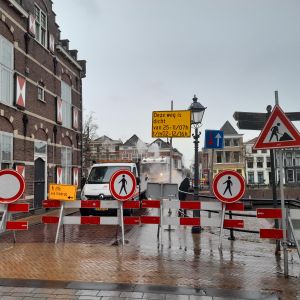 25 november 2024. De peterbrug is dicht voor onderhoud.