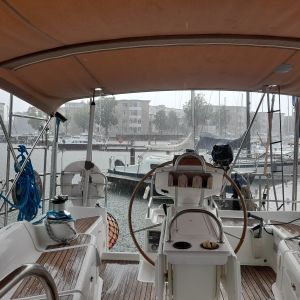 2 juli 2025, 15.35 uur, Middelburg. Razendsnel trekt een onweersbui over.