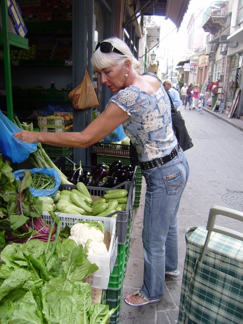 We doen boodschappen in het alleraardigste stadje