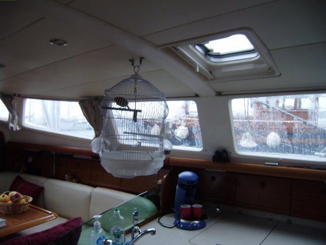 De hele dag regent het pijpenstelen. Lord Byron is zelfs wat in mineur