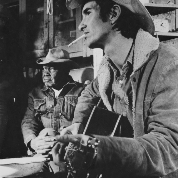 Townes van Zandt in 1981 in de film Heartworn Highways