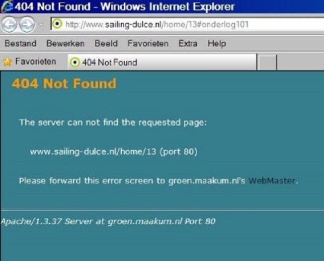 Dit kreeg een lezer gisteravond op zijn scherm. Komt dat vaker voor?