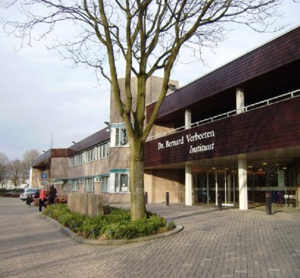 De hoofdingang van het Instituut Verbeeten in Tilburg. Vandaag is mijn 35e en laatste bestraling