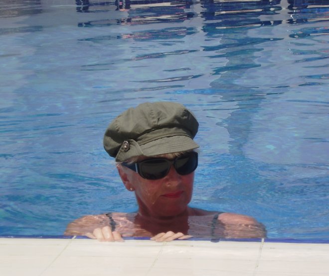 Onze derde dag in het zwembad