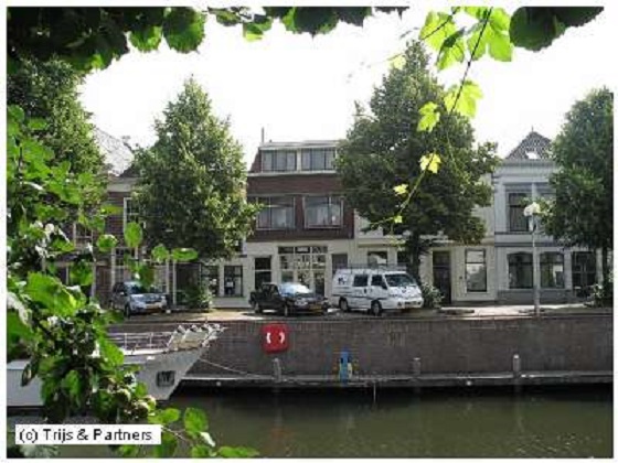 Onze tijdelijke woning voor twee maanden aan de Havendijk in Gorcum