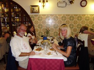 Diner in Restaurant Piri Piri