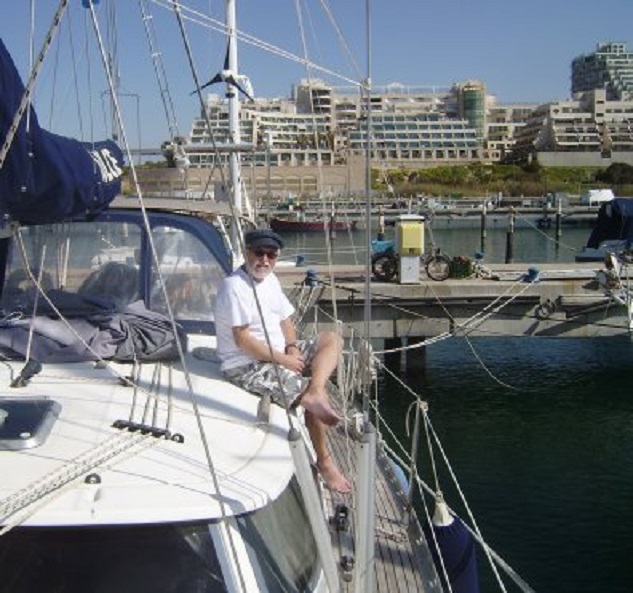 Ashkelon. Heerlijk gevoel om weer terug aan boord te zijn