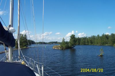Zomer 2004: het betoverde meer Viken in Zweden