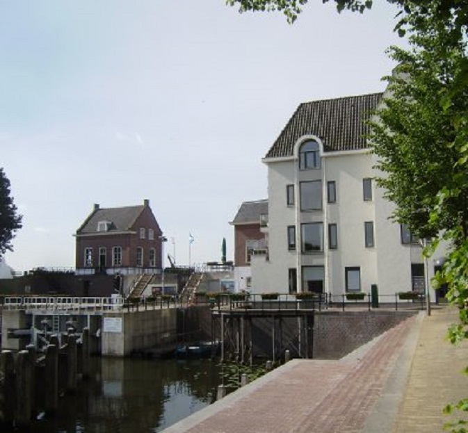 Zicht op ons appartementje aan het Eind