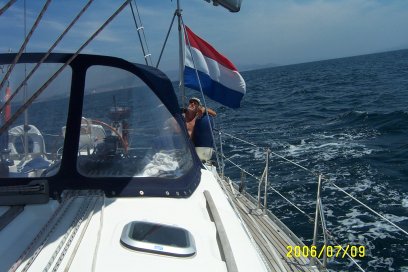 Zomer 2006: Spanje, ruime wind naar de Islas Cies