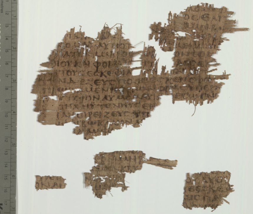 Dit is papyrus met het fragment poëzie hiernaast. P.Oxy.LXIX 4711 Elegy (Metamorphoses?) ed. W. B. Henry. Papyrology Rooms, Sackler Library, Oxford. Vermoedelijk 6e eeuw