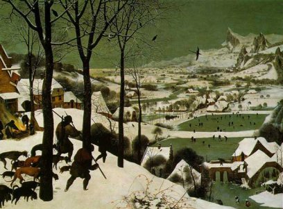 Pieter Bruegel de Oude - Jagers in de sneeuw (1565)