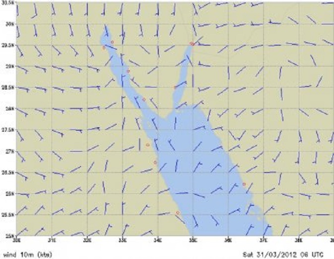 Windkaartje (16.00 uur) van