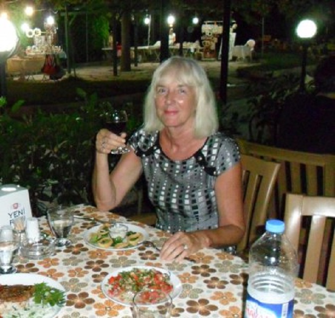 Mijn tafeldame, gisteravond