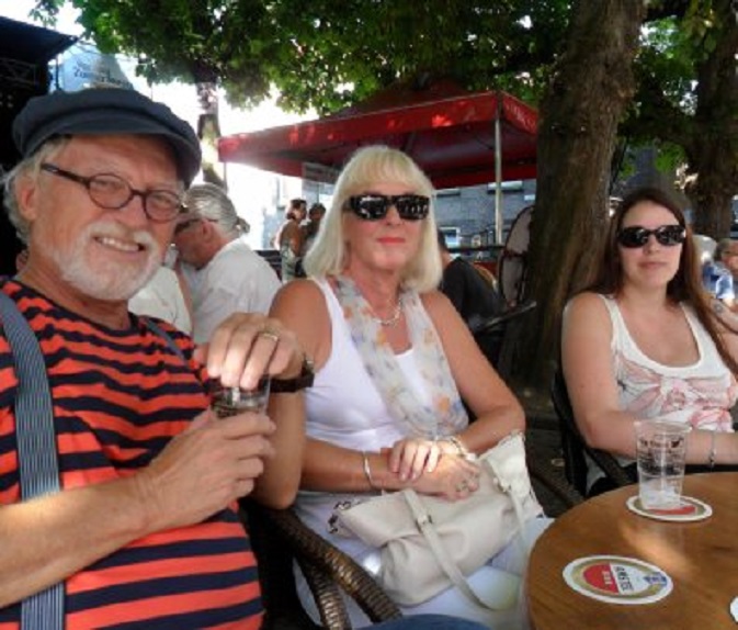Met Ans en Tessa op de Varkenmarkt