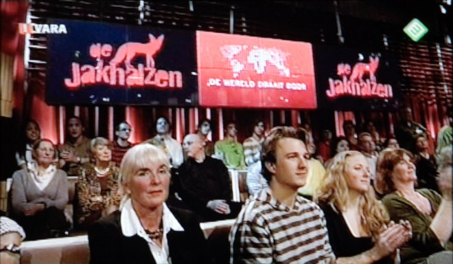 Gisteravond bij De Wereld draait door (VARA TV) kwamen we niet in beeld. Behalve Ans één moment. Sitelezer Wim van Heel slaagde erin het vast te leggen