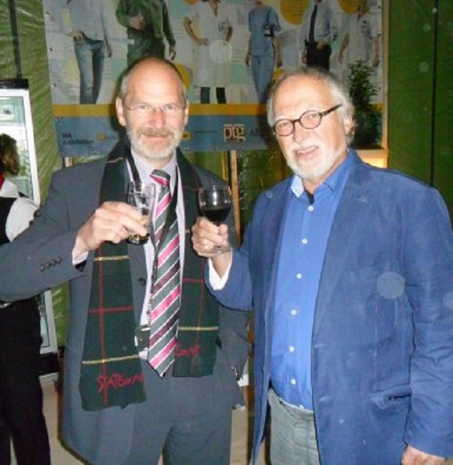 Met Herman ten Vergert, voormalig secretaris RvB van MST