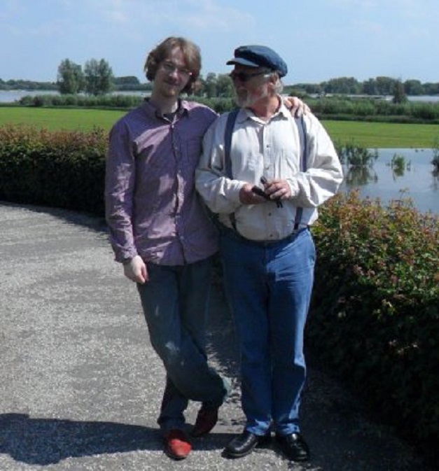 Eergisteren met mijn jongste zoon Bas op de Altenawal