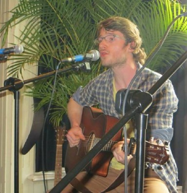 Optreden van Rommert eergisteren in Veenendaal