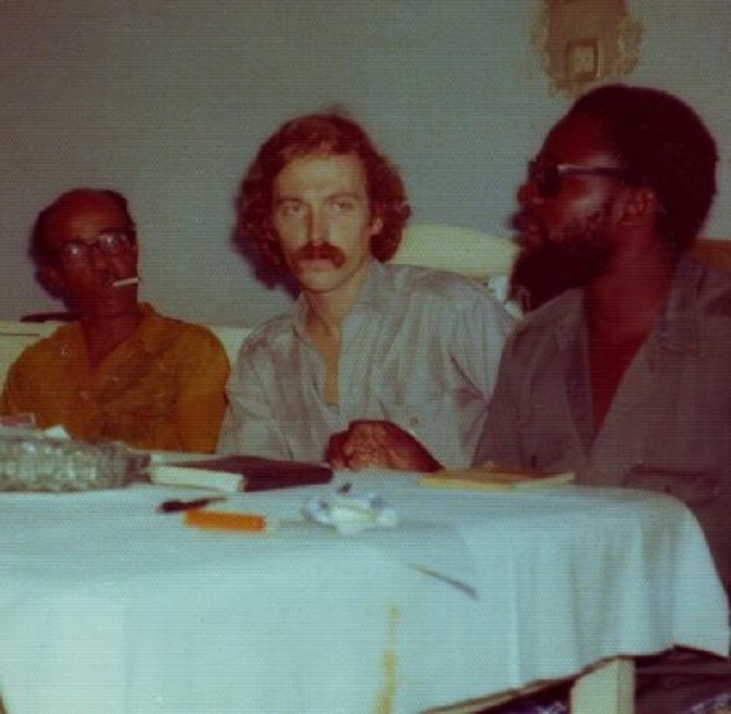 Op een MPLA-vergadering in Cabinda, circa 1975/1976