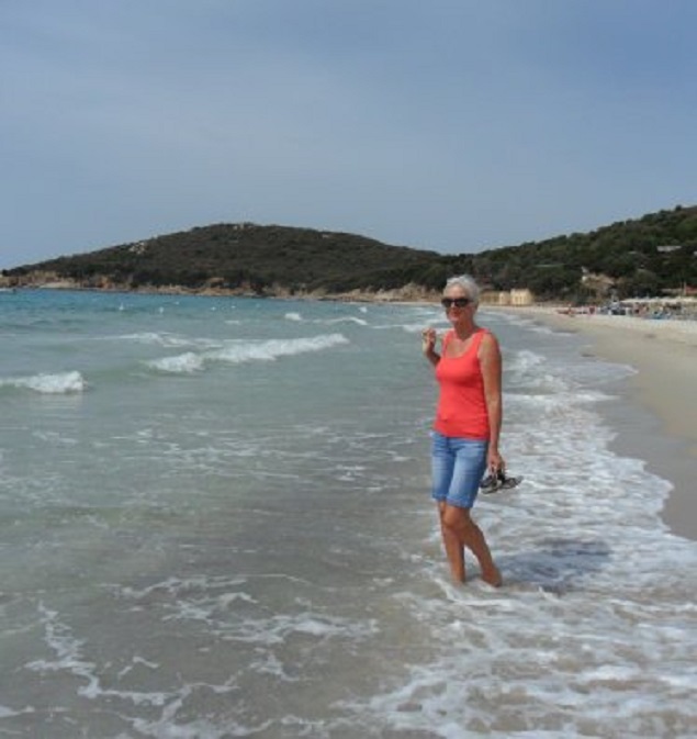 Vanmorgen op het strand van Porto Tramatzu
