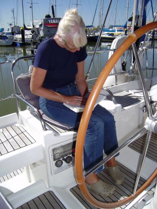 Ayamonte, Ans lezend in de kuip