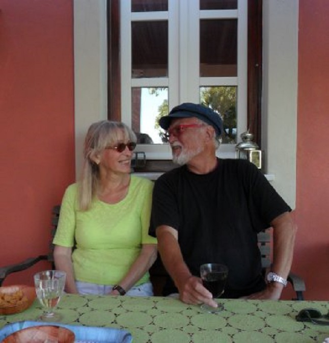 Met Tessa de Loo bij haar huis in de Algarve