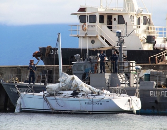 Pelengina II opgebracht in een Hondurese haven