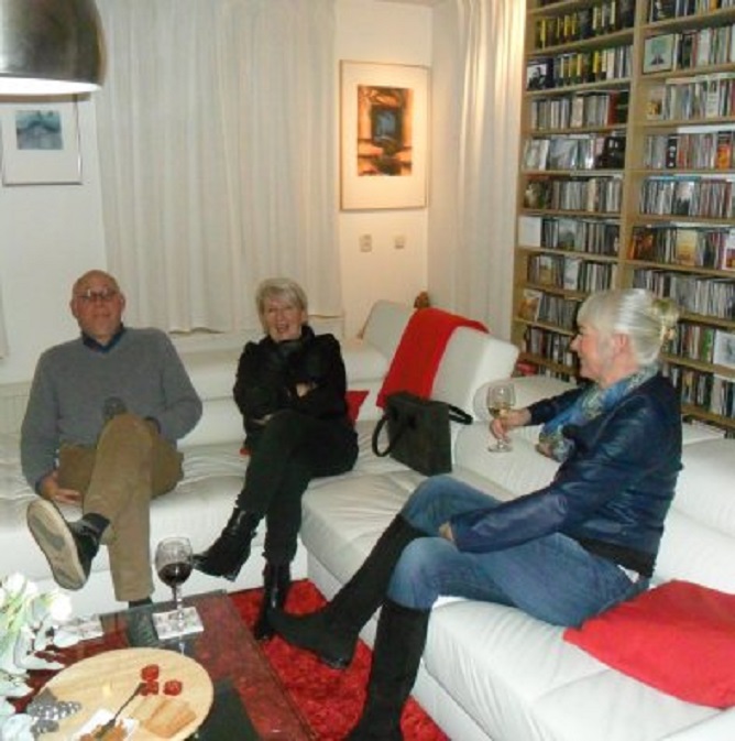 Piet & Ineke van de Tartaan op bezoek.