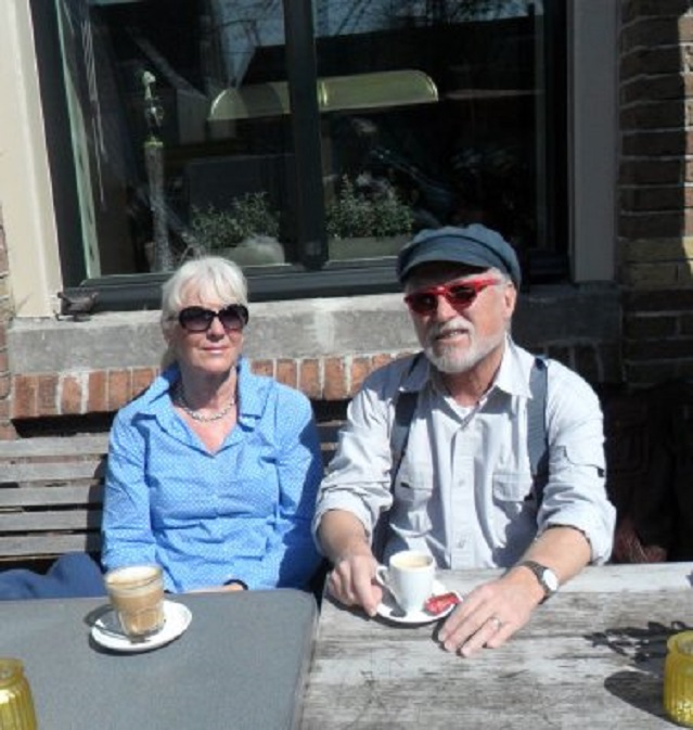 Vanmorgen op het terras van Tax