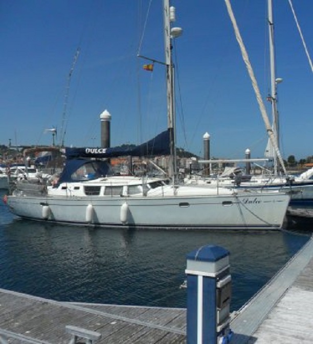 Dulce in de Puerto Deportivo de Baiona