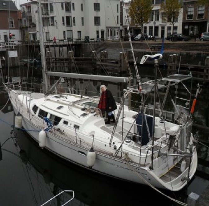 Van de week nog even aan boord geweest.