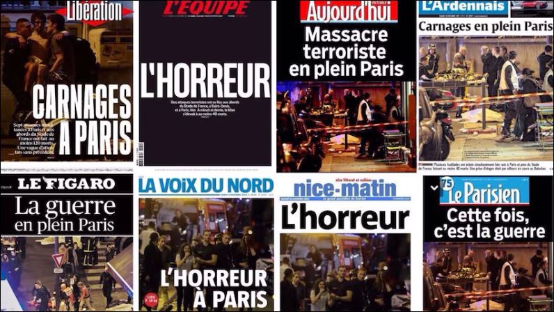 De kranten in Frankrijk vanmorgen.