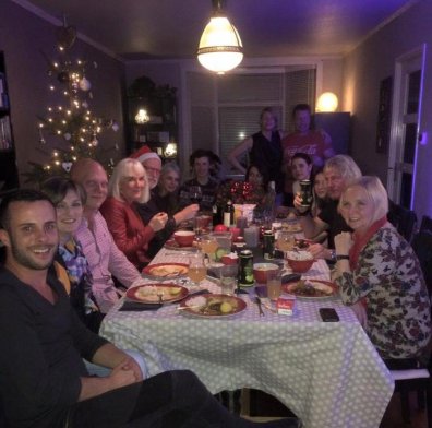 Kerstdiner bij Derrick & Nicky in Tuindorp Oostzaan