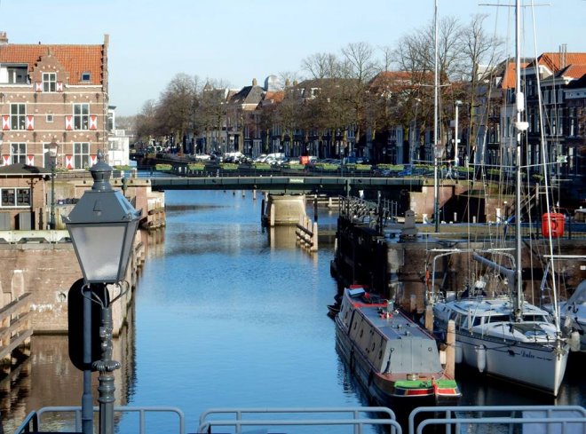 Dulce gisteren in de Lingehaven (foto Dick Lammers)