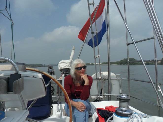 Op de Oude Maas nabij Puttershoek.