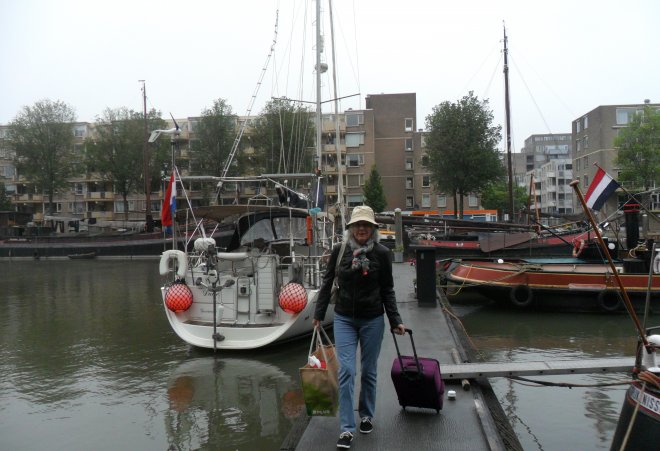 We verlaten de boot voor een paar dagen.