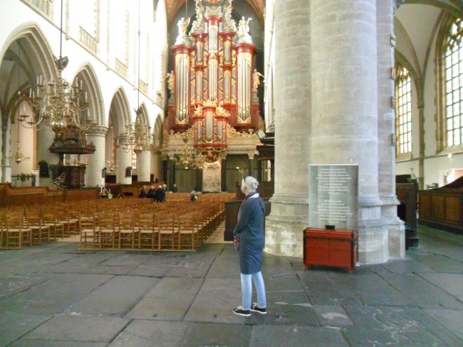 Haarlem. De Sint Bavo met het Christian Müllerorgel.